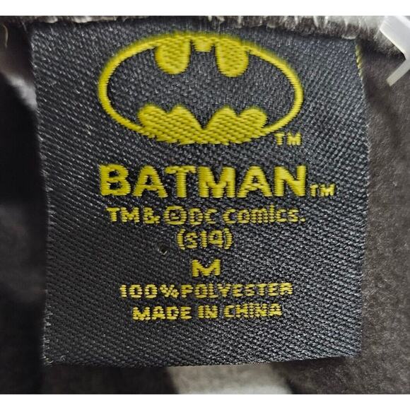 Batman TM & DC Comics Bioworld Jumpsuit Embroidered Cape MENS SIZE MEDIUM - Picture 11 of 14